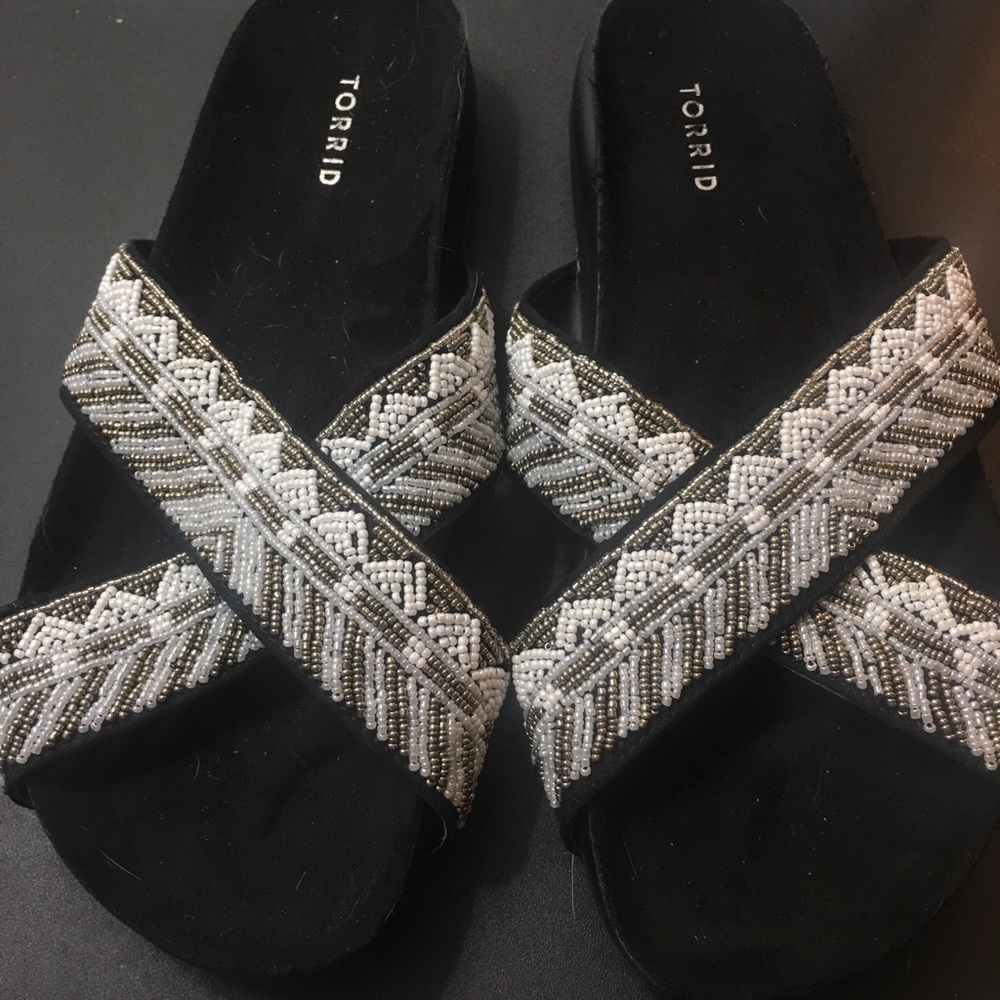 Beaded sandals